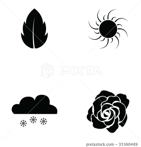 season icon set 35360489