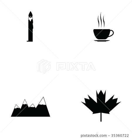winter icon set-插圖素材 [35360722] - PIXTA圖庫