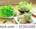 Tapioca Balls with Pork stuffed with various veget 35361089