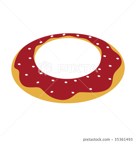 Sweet dessert in flat design Donut Sweet dessert in flat design Donut 35361493