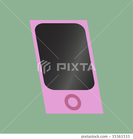 Technology gadget in flat design mp3 player Technology gadget in flat design mp3 player 35361533