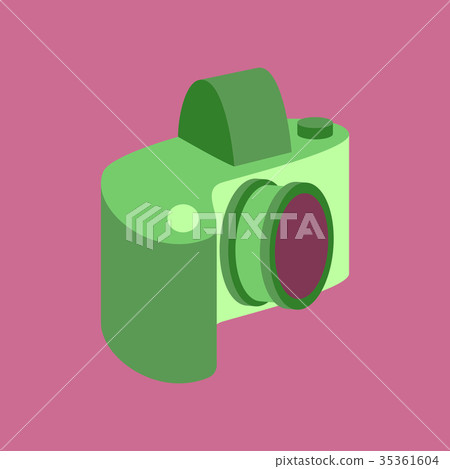 Technology gadget in flat design camera Technology gadget in flat design camera 35361604
