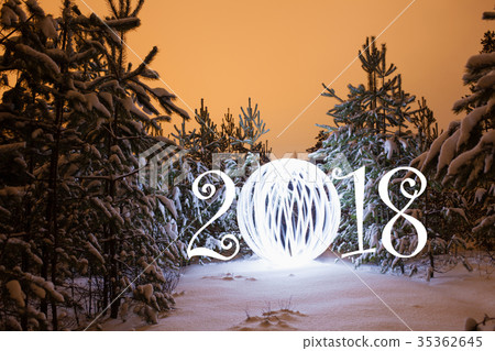 2018 New Year greeting card 2018 New Year greeting card 35362645