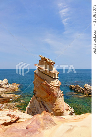Seascape of nanya peculiar stone Seascape of nanya peculiar stone 35363075