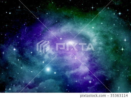 galaxy in a free space 35363114