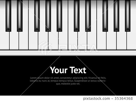 Piano Keyboard on a Dark Background Card Poster Piano Keyboard on a Dark Background Card Poster 35364368