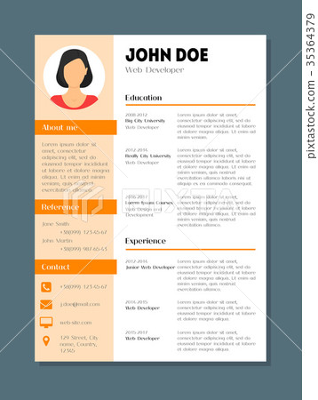 Company Application Cv Resume Template Card Poster 35364379