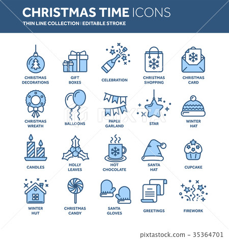 Christmas and New Year. Winter holidays. Santa 35364701