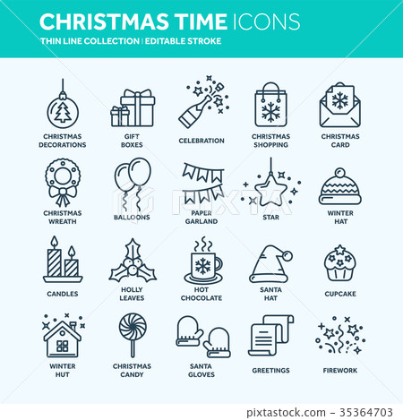 Christmas and New Year. Winter holidays. Santa 35364703