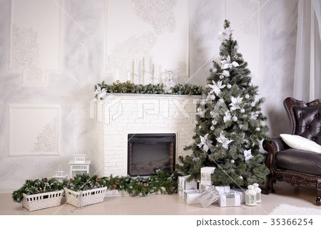Christmas and New Year interior 35366254