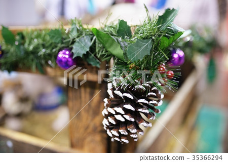 New Year toys on Christmas Fair New Year toys on Christmas Fair 35366294