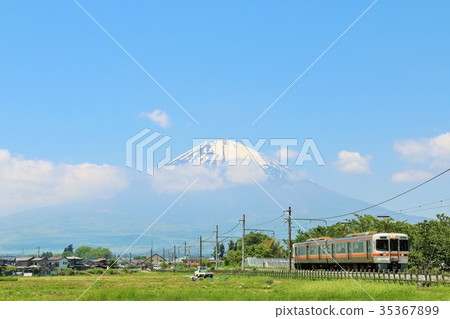 靜岡御殿場線和富士山 35367899