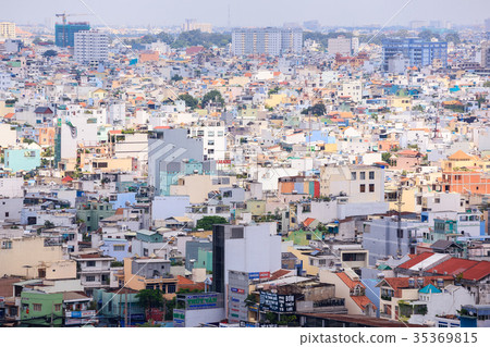 Panoramic view of Ho Chi Minh city, Vietnam Panoramic view of Ho Chi Minh city, Vietnam 35369815
