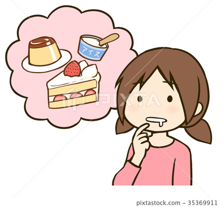 想要吃甜食的女孩 35369911