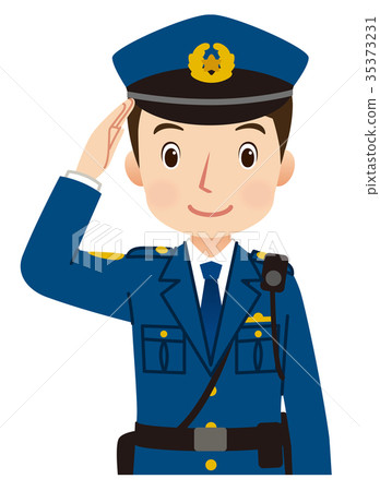 Police officer face pose Police officer face pose 35373231