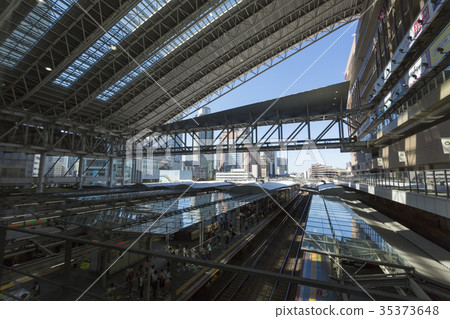 JR Osaka Station from the Communication Bridge 35373648
