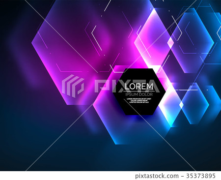 Digital techno abstract background, glowing Digital techno abstract background, glowing 35373895
