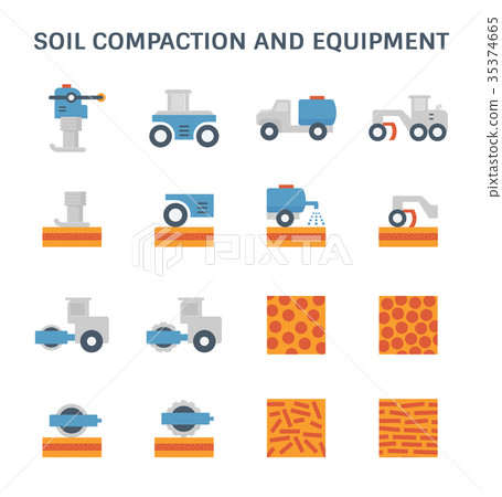 soil compaction icon 35374665