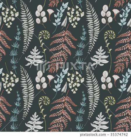 Vector floral pattern 35374742