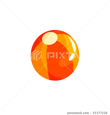 Flat beach ball online