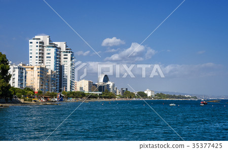 Coastline and beach of Limassol Coastline and beach of Limassol 35377425