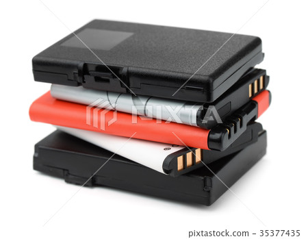 Stack of rechargeable lithium-ion batteries 35377435