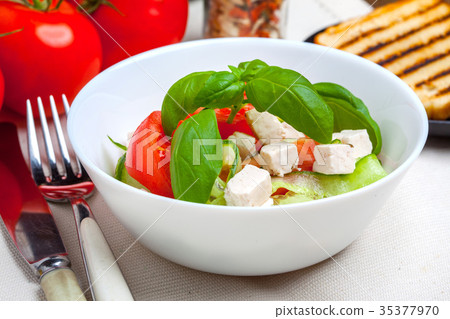 Fresh mediterranean salad. 35377970