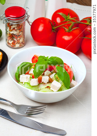 Fresh mediterranean salad. 35377971