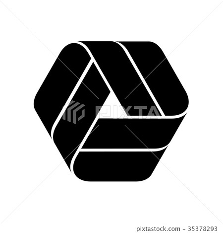 endless ribbon black symbol endless ribbon black symbol 35378293