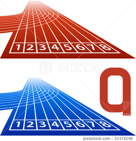 running track on stadium perspective running track on stadium perspective 35378296