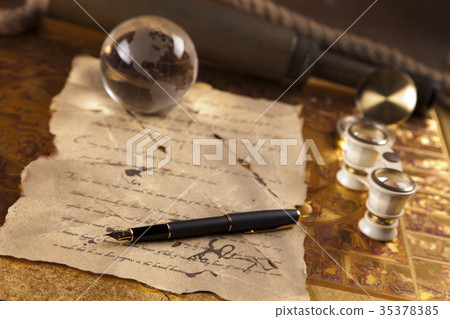 Compass, treasure map and travel! Compass, treasure map and travel! 35378385