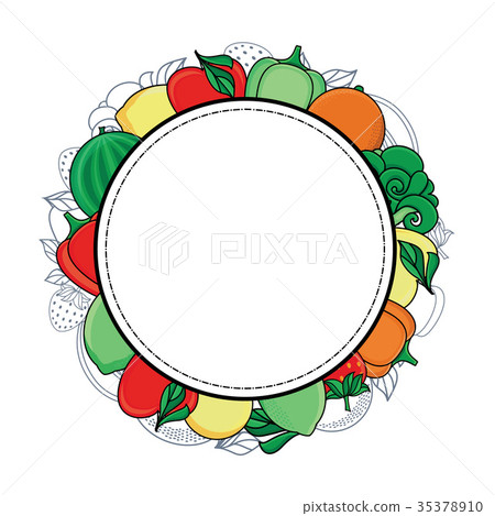 vector sketch style fresh fruits, vegetables vector sketch style fresh fruits, vegetables 35378910