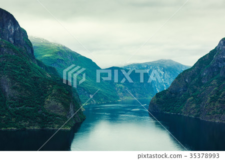 Breathtaking view of Sunnylvsfjorden fjord Breathtaking view of Sunnylvsfjorden fjord 35378993