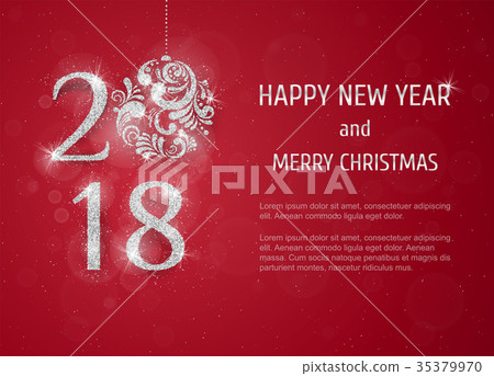 2018 Happy New Year Background 2018 Happy New Year Background 35379970
