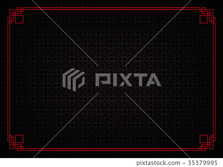 black circle pattern chinese abstract background 35379995