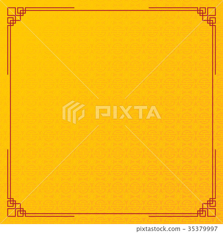 yellow circle pattern chinese abstract background yellow circle pattern chinese abstract background 35379997