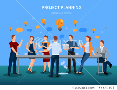 Project Planning Illustration 35380391