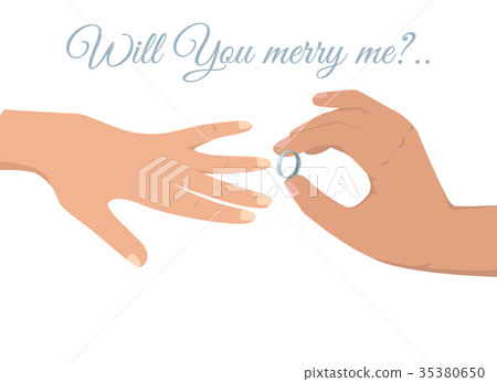 Lovely Wedding Ceremony Isolated Illustration Lovely Wedding Ceremony Isolated Illustration 35380650