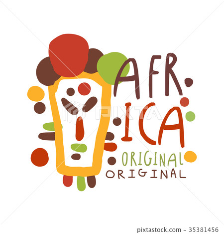 Original african tribal doodle logo Original african tribal doodle logo 35381456