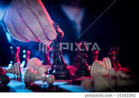 Chess financial, leader strategy in business 35381892