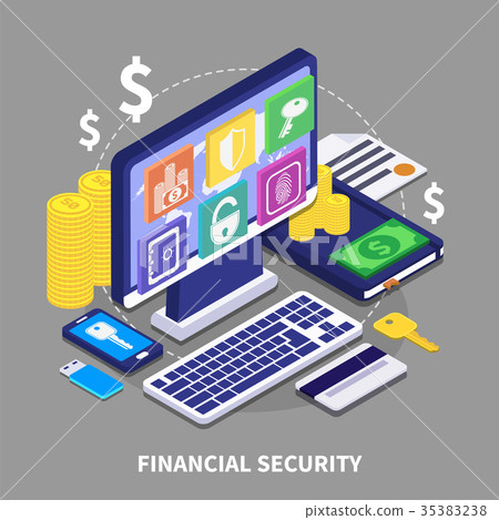 Financial Security Illustration 35383238