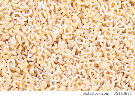 raw alphabet pasta 35383635