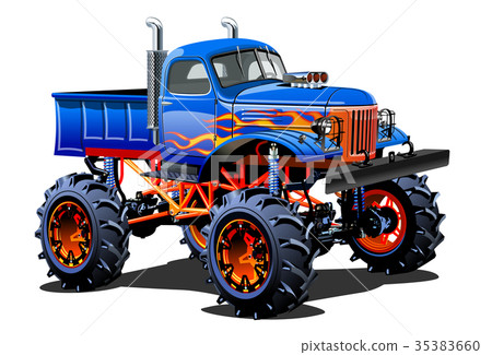 Cartoon Monster Truck Cartoon Monster Truck 35383660