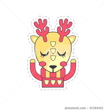 Cute fawn colorful cloth patch, applique for Cute fawn colorful cloth patch, applique for 35384301
