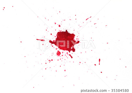 Blood splatters on white background. Blood splatters on white background. 35384580