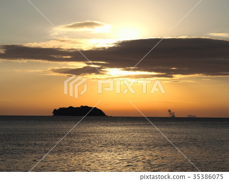 Dawn sunrise sunrise dawn of Harima Point Dawn sunrise sunrise dawn of Harima Point 35386075
