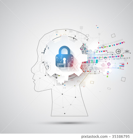 Intellectual property concept background. 35386795