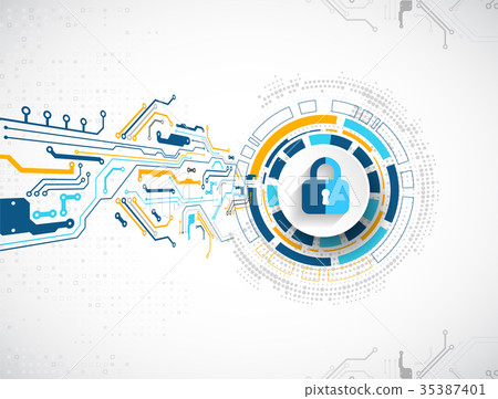 Protection concept. System privacy. 35387401