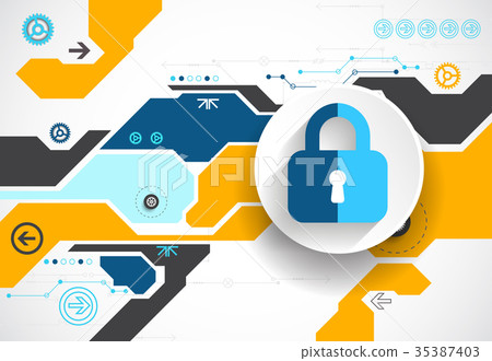 Protection concept. System privacy. 35387403