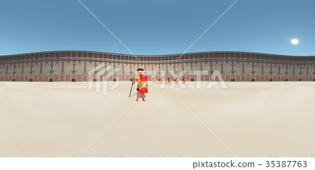 Spherical 360 degrees seamless panorama 35387763